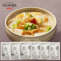 미스타셰프 사골황태해장국 600g 6팩 801493, 1개, 상세설명 참조