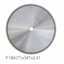 삼원초경 판넬용용 팁쏘 톱날 7inx34Tx2.4T, 단품