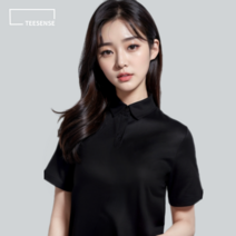 반팔 베이직카라 남녀공용 솔리드 카라티셔츠 커플 단체복