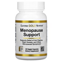 캘리포니아골드뉴트리션 메노포즈 Menopause Support 30베지캡 류신, 30 Count