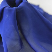 패브릭샵 대폭쉬폰원단 45컬러, 23.청블루