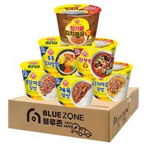 오뚜기 컵밥 6종 (톡톡김치알밥+참치마요+불닭마요+제육덮밥+진짬뽕+참기름김치볶음) 1세트