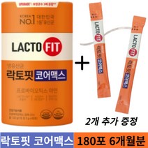 락토핏 생유산균 코어맥스 180포 6개월분, 120g, 3개