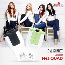 Axxen 액센 H43 QUAD USB 2.0, 퍼플, 4GB 퍼플
