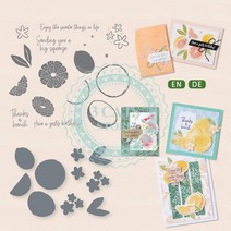 저스트앳 1 월-4 월 미니 소형 카탈로그 꽃 크리스마스 클리어 스탬프 및 금속 절단 다이 세트 스크랩북 Diy 컷, [03] BOX, [07] MP657