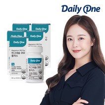 데일리원 전소민 마그네슘 350 플러스 5종 복합 기능성 영양제 900mg 90정, 5개