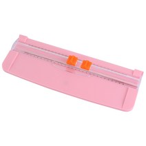 안전 문서재단 간편 트리머재단기 TT-100+여분 칼날, TT-100PK, 핑크