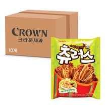 크라운 츄러스 시나몬 애플파이맛 84gx10개, 단품, 단품