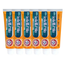 유한양행 암앤해머 에나멜케어 치약 121g 6개