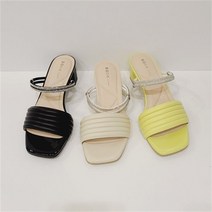 소다 NC11 화사한 샌들 슬리퍼 굽 4센티 FLD105