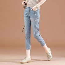 청바지 키작녀 여자통 배바지 판도라핏 키작진 보세 키작은여자슬랙스 깐깐팬츠