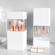 커버 브러쉬 꽂이 펜슬 정리함 건조대 2color, 화이트