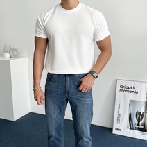 데일트 테크 남자 머슬핏 헬스 운동용 반팔티