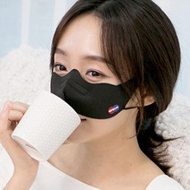 코마스크 코스크 빨아쓰는 코마스크 노즈마스크, 브라운, 1개