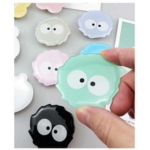 그립톡 핸드폰 커플 에폭시 스마트폰 거치대 동물 스마트톡, 10. 에폭시 검정먼지, 1개