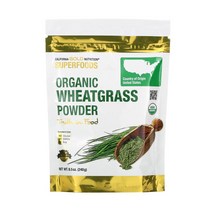 캘리포니아 골드 유기농 밀싹 분말 Wheat Grass Powder 240g(8.5oz)