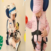아기구명조끼 베베샤 네오플랜 KC인증 수영조끼 유아동 부력보조복, 산토끼