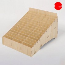 명함수납함 핸드폰 오피스 호텔 꽂이 스탠드 사무실 케이스, 45칸 메이플 우드
