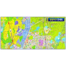 천안 성성지구 대size 코팅형 200cmx100cm 천안 지도