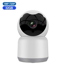애견모니터 베이비모니터 무선cctv 전자 베이비 모니터 와이파이 1080P 슬리핑 비디오 보모 나이트 비전 양, 03 720P 32GB