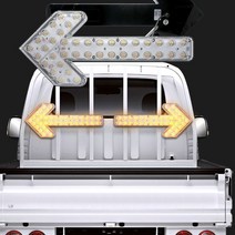 차량용 화살표 LED 싸인보드 최고급형 공사차량 싸인보드, 24V용-옐로우커버, 1개