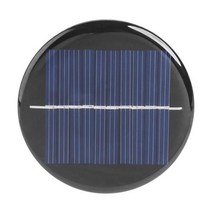 60mm 0.28W 5V 원 태양 전지 패널 괄사 2 개 DIY 파워 뱅크 배터리 셀 충전기 휴 미니 시스템, 01 1 Pcs
