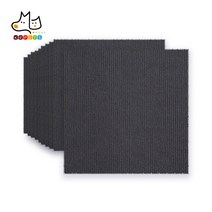 케이알펫츠 반려동물 미끄럼방지 매트 10p, 블랙