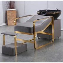 최신 하이 엔드 네트 레드 헤어 살롱 이발사 샴푸 침대, 10