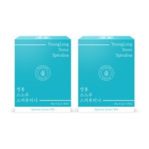 [1개월분] 영롱 스노우 스피루리나 [동결건조] 옥내배양 고순도 국내산 블루 피코시아닌 엽록소 분말, 스노우 스피루리나 2개월분