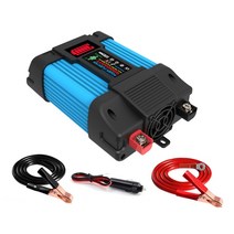 차량용인버터6000W 자동차 전원 인버터 LED 전압 용량 디스플레이 변압기 변환기 12V ~ 110/220V 듀얼 USB, 03 500W DC12V to 220V