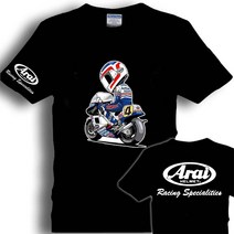 HONDA 아라이 오토바이 바이크 반팔 티셔츠 메르세데스 BMW 코튼