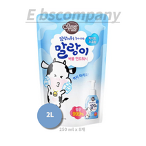 샤워메이트 말랑카우 핸드워시 리필, 2L, 80개