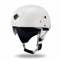 YSDL 사계절 남성 여성 복고풍 가죽 하프 할리 헬멧 배달 오토바이 스쿠터 바이크 라이딩 헬멧, Q