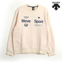 [데상트] M 긴팔티 UQC SM423SHTN5-CRM 남녀공용 그래픽 스