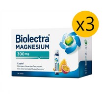 Biolectra 독일직구 헤어메스 바이오렉트라 마그네슘 300mg 리퀴드 액상 드링크 28개입 3팩, 기본, 1개