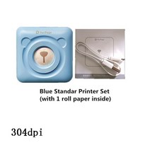 점자 리본 프린터 미니 포토 열전사 옵션 휴대 전화 잉 스 무선 종이 보호 케이스, 304dpi 프린터