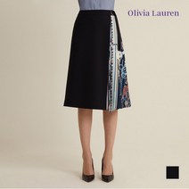 올리비아로렌 올리비아로렌 프린트배색 A라인 스커트_VOCDKXS1421