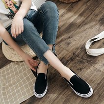 [P1M] 빅사이즈 여자 슬립온 발편한 임산부 신발 캐주얼화 / 여성슬립온여름슬립온 여성스니커즈여자신발 끈없는운동화스타일 스니커즈발편한단화 발편한운동화 여자빅사이즈신발 빅사이즈여성화 ( P1M / 632594EA )