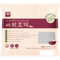 간편식 사옹원 씨앗호떡 100g 10개입 1kg 냉동, 1봉, 단품