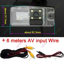 차량블랙박스 자동차블랙박스닛산 X-트레일 X Xtrail T32 로그 Altima 스카이 라인 크로스 오버 무라노 Z50, 01 4led Rear Camera