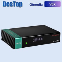 위성 TV 수신기 1pc gt 미디어 v8x dvb-ss2s2x 풀 hd h.265 내장 wifi 업그레이드 gtmedia v8 novahonor v9 super supprot, 영국 플러그