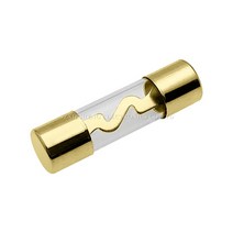 금 도금 유리 AGU 퓨즈 팩 자동차 앰프 10x38mm 10A 15A 20A 25A 30A 40A 50A 60A 70A 80A 100A 5 개, [01] AGU Fuse, [08] 60A, 01 AGU Fuse_08 60A