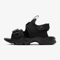 나이키 캐년 샌들 여성 스트랩 샌들 올블랙 데일리 편한 여름 슈즈