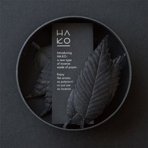 HAKO 하코 스페셜 블랙박스 릴렉스 페이퍼 인센스 일본 프리미엄 선물용 종이 향 방향제, Fucus