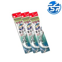 나까바 5단 학꽁치 훌치기바늘 트레블훅 원줄 봉돌, 1개