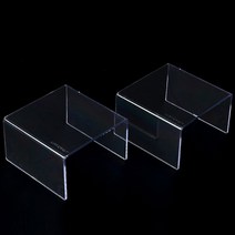 디피용촬영소품 제품전시대 ㄷ자받침대 2개 투명아크릴