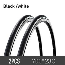 산악자전거 팻바이크 광폭자전거 mtb 미쉐린 도로 타이어 여러 가지 빛깔의 초경량 슬릭 700 * 23C 25c 28c 동적 사이클링 700C 액세서리 부품, 07 2pc Black White 23c