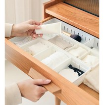 수저 정리 싱크대 서랍 정리 컨설턴트 잡동사니 정리 집안 정리 정돈 좁은집 수납 주방 화장대, 화이트 기본형