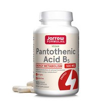 자로우포뮬러스 비건 판토텐산 B5 500mg 100정 Pantothenic Acid B5
