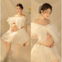 만삭 스냅 촬영 셀프 만삭사진옷 주수사진 드레스 PD28